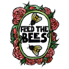 Feed the Bees Floral Frame