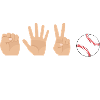 schere stein papier nichts schlägt baseball