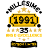 1991 Anniversaire Édition Limitée Ans d’Excellence