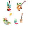 Ukulélé hawaïen Ukulélé Love