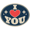 Je t’aime – Cœur d’amour campestre Saint-Valentin