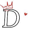 Heart Crown Letter