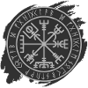 Vegvisir Wikinger Kompass