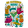 No Hangover Menu, Mocktail Card