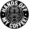 Funny Coffee Shirt with Angry Dog