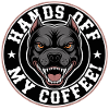 Funny Coffee Shirt with Angry Dog