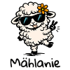 Mählanie Funny Sheep Pun Melanie Name
