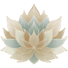 Zen lotus, symbol of calm and balance