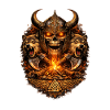 Viking Skull Firefight