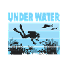 Funny diver design