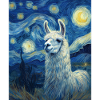 Lama Van Gogh Starry Night
