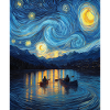 Kayak Van Gogh Starry Night