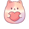 Cuddly Kitten Heart Love