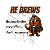 He Brews Pastor Mug