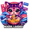 Neon Cat Ramen Noods