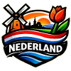 Dutch Sunrise with Windmill Tulips