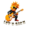 Sun Rocker with Guitar
