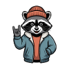 Rocker Raccoon