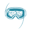 Summit View Ski Goggles Graphic