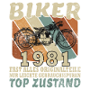 45e anniversaire motard motard 1981