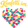 karneval konfetti im herzen