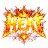 Fiery HEAT Typography