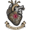 Steampunk Heart with Gears Dark Academia
