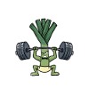 Weightlifters VEGETABLES WITH MUSCLES Fun