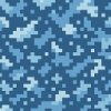 Blue pixel pattern
