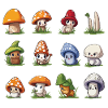 Cute Mushroom Friends – Mushroom Characters