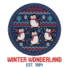 Motif Winter wonderland Penguins Winter Wonderland