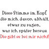 Stimme im Kopf: Niemals Bereuen