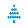 White-blue Christmas