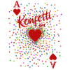 Heart Ace Confetti Costume | Carnival disguise