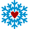 Winter Heart Snowflake