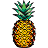 Classic Tattoo Pineapple