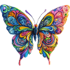 Bunter Farbenschmetterling