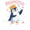 Promoted to Big Sister Penguin Design