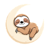 Moon Sleep Sloth