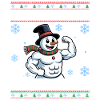 Gym MERRY MUSCLE CHRISTMAS Funny
