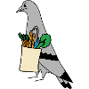 Pigeon Grocery Bag – Urban Minimal Illustration