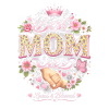 Best MOM Ever Leopard Flowers