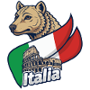 Italian Wolf with Colosseum