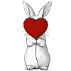 Bunny Heart Hug