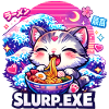 Kawaii Cat Ramen Nouilles Anime Chat