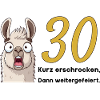 30th birthday – briefly frightened, then celebrated