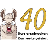 40th birthday – briefly frightened, then celebrated