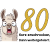 80th birthday – briefly frightened, then celebrated