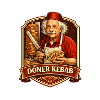 Doner Kebab Master Retro Caricature