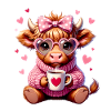 Sweet Love Coffee Calf With Heart
